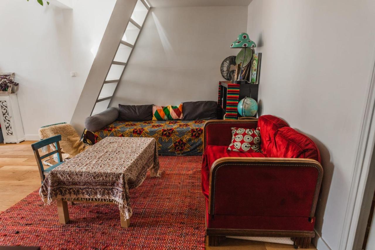 Bright Atypical Duplex In Menilmontant Apartment Paris Exterior photo